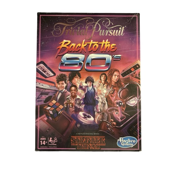 Hasbro Other - Trivial Pursuit Stranger Things Back to The 80s Edition Board Game Open Box